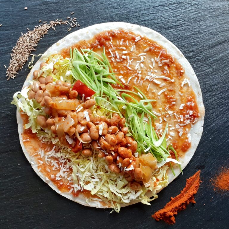 crespella-tex-mex-tortilla-vegana-piatto-etnico-fagioli-aromi-naturali